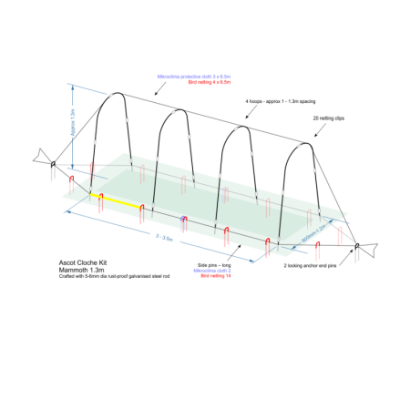 Mammoth - 1m height - black